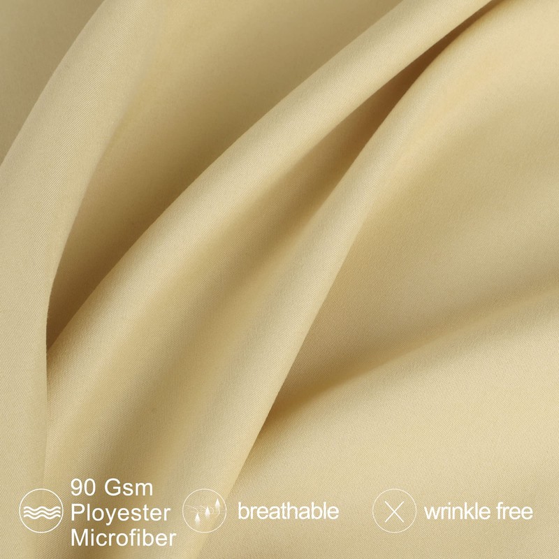 sourcing map 2 Packs Pillow Cases Double Brushed Microfiber Pillowcases