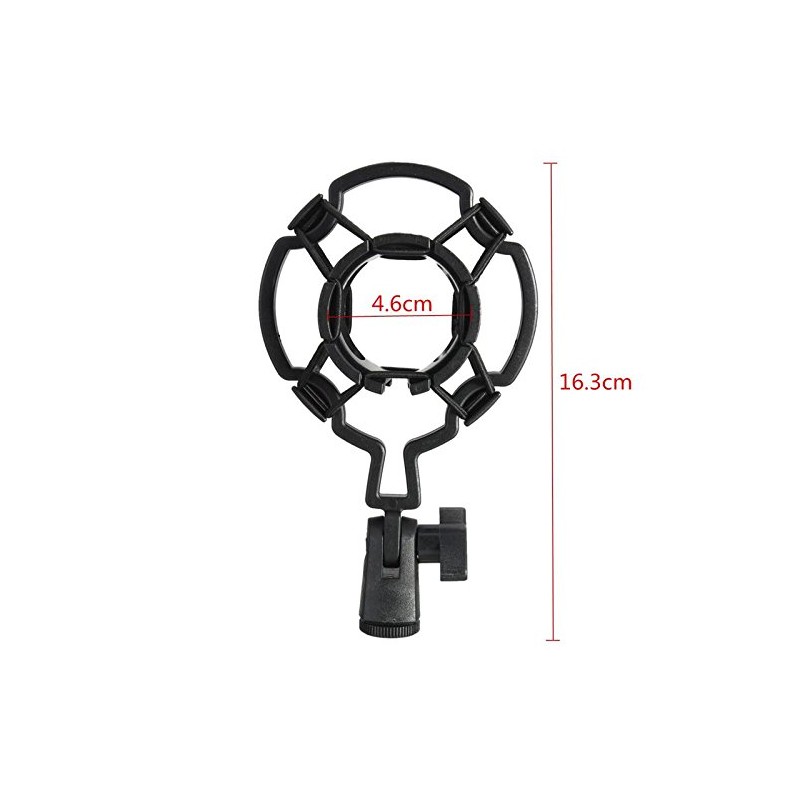 ThtRht 2 Pack Microphone Shock Mount Clip Universal Mic Shock
