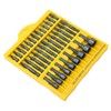 35Pcs Screwdriver Bit Set Magnetic S2 Steel 1/4in Hex Shank