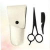ERINGOGO 3Pcs Beard Scissors Set Precision Stainless Steel Trimming Tools