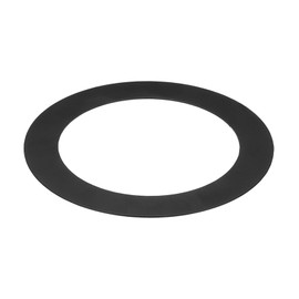 PATIKIL Goof Rings for 5/6 Inch Recessed Can Lighting Down Light, 1 Pcs Metal Goof Trim Rings Cover, Outer Diameter 8.07-inch, Inner Diameter 6.29-inch, Matte Finish Black, Flush Mount