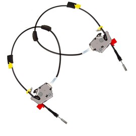 HESUNHE Left & Right Rear Door Upper Latch Cables Compatible with Ford F150 F250 F150 Heritage 1997-2004 6L3Z-18264A27-A