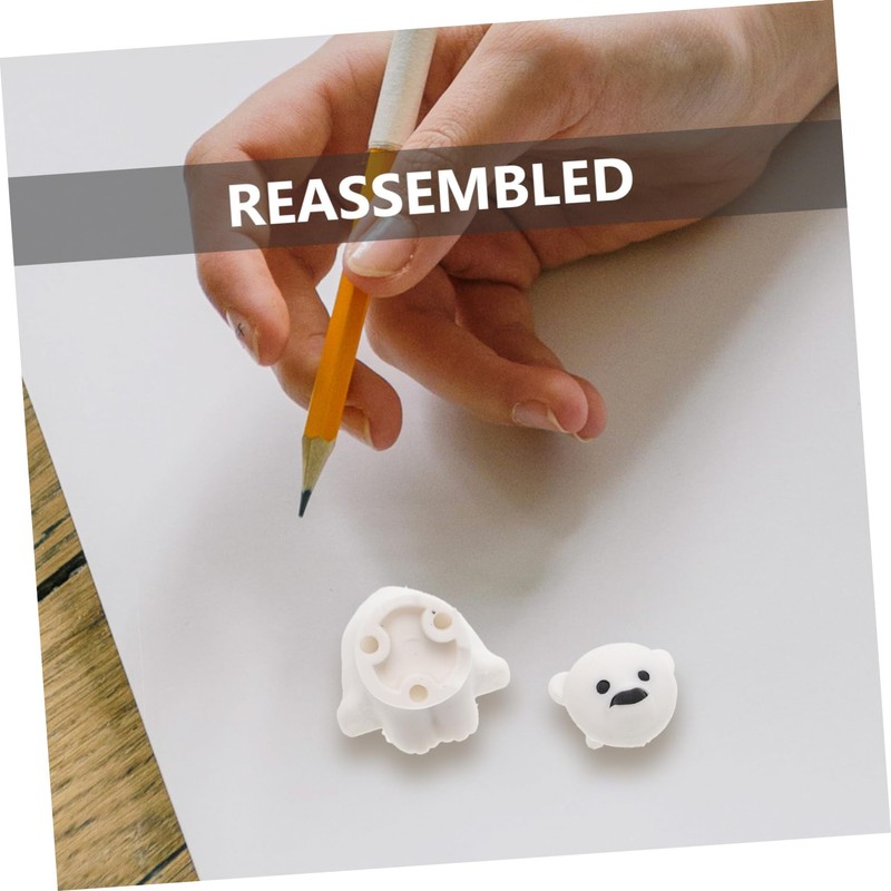 NUOBESTY Pack of 20 Cute Erasers Polar Bear Shape Rubber