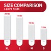 Command 20 lb X-Large Picture Hanging Strips, 16 Pairs White