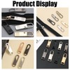 20 Pcs Replacement Metal Zipper Pulls Removable Zipper Pull Tab
