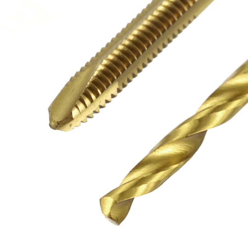sourcing map Metric Tap & Drill Bit Set, 2pcs M2