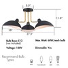 YUBOLE Multi-Directional Ceiling Light Fixture 3-Light Adjustable Ceiling Spot Light