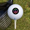 GRAPHICS & MORE Tie Dye Peace Sign Novelty Golf Balls