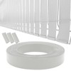 XKMT- White View Blocking Privacy Tape Weave w/bracket For Chain