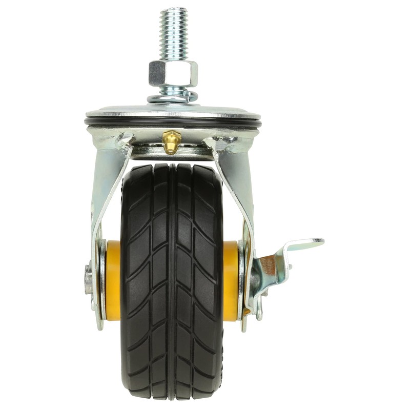 Rock-N-Roller 4" x 2" Ground Glider Wide Caster with Brake