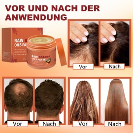 100g Raw Batana Oil Paste, Batanaöl für Haare, Natürliches Haarwachstumsöl, Batana-Öl für Haarwachstum, Fördert die Haardichte Glanz bei Männern und Frauen, Nährt die Haarwurzeln
