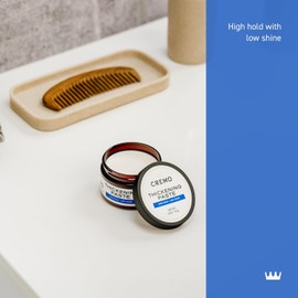 Cremo Hair - Premium Barber Grade Pomade, High Hold & Shine, Hair Styling, 4 Oz