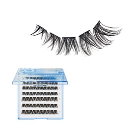 Broadway Lash Clusters, 9-16mm 70 pcs Assorted Volume False Eyelashes, Customizable DIY Individual Lash Extensions for Beginners, Lightweight & Comfortable Wide Band, Great for Everyday Glam