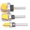 Mxzzand Core Box Router Bit 6 mm Shank Bowl and