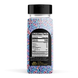 GranAroma Cotton Candy Crunch, 12.6 oz, Dessert Topping, Ice Cream & Cupcakes