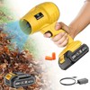 Electric-Cordless-Leaf-Blower - 20000RPM Handheld Leaf Blower - 1X2.0Ah Battery and
