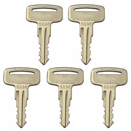 BODYA Ignition Key 6896 Start Key 160431 Replacement Key for Wacker Neuron Scooter Forklift Key for Heavy Equipment Pack of 5