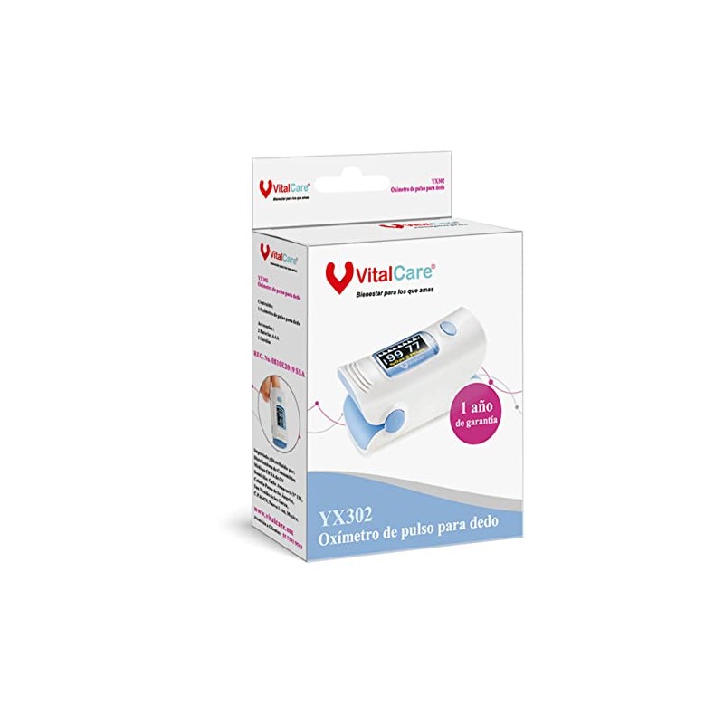 Vital Care Oxímetro de pulso YX302 Gris