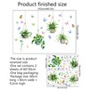 WOHAHA Wall Sticker, Stylish, Plant, Wall Hanging Potted Plant, Butterfly,