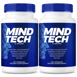 (2 Pack) Mind Tech Capsules – Premium Memory and Focus Support Formula with a Clean, Natural Blend to Help Maintain Sharpness, Clarity & Concentration | MindTech Easy-to-Swallow Pills (120 Capsules)