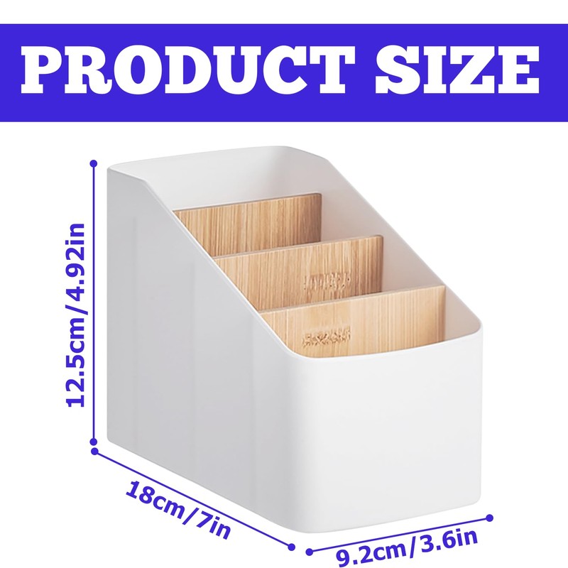 TOATELU 1 x Remote Control Holder Organiser: Table Organiser with