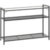 Livofloral 40.6" Narrow Console Table with 3 Storage Shelves, Hallway