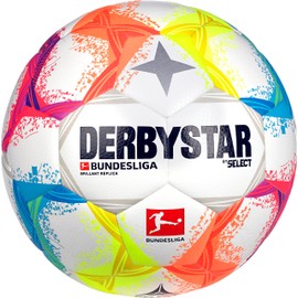 DERBYSTAR BUNDESLIGA BRILLANT Replica Soccer Ball, No. 4 Ball, For Elementary School Students