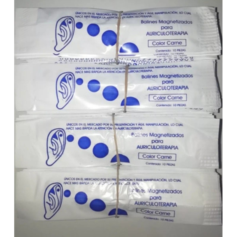 Productos comerciales mx Balines Con Parche Auriculoterapia 1000 Piezas
