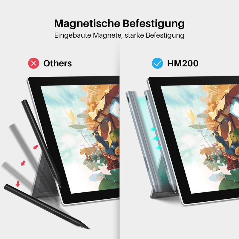 HUION HM200 is suitable for all major brands of laptops,