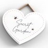 Global Designs Secret Garden Theme Gift Idea Hanging Plaque