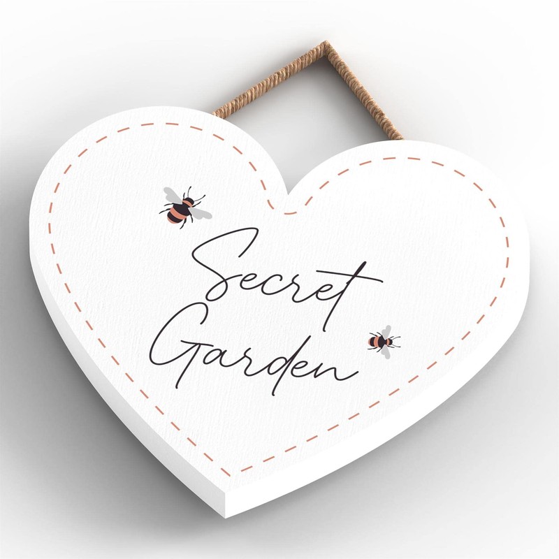 Global Designs Secret Garden Theme Gift Idea Hanging Plaque