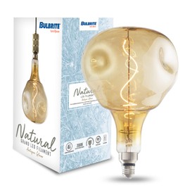 Bulbrite LED Grand Filament Nostalgic Orb Shaped Light Bulb, 60 Watt Equivalent, 2000K, Antique