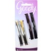 Goody Classic Metal Domed Barrettes, 4Pcs