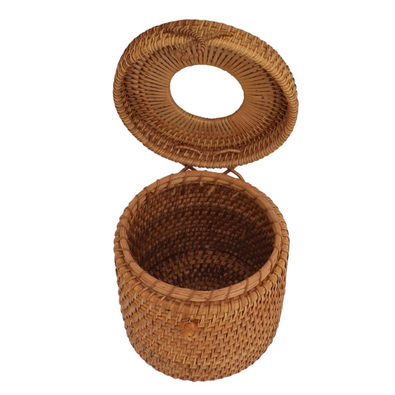 Rectangular Rattan Tissue Box Cover Rattan Woven Tissue Box Holder