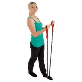 Premium Tubing Fitness Tube Expander Exercise Band 165 cm Strong Red