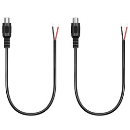 Bolvek 2 Pack RCA Female to Speaker Wire, RCA Female Plug Adapter Connector to Bare Wire Open End Audio Cable for Amplifier Audio Video Receiver Speakers