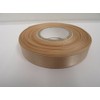 2 metres of 15mm Satin Ribbon Latte Coffee Light Beige