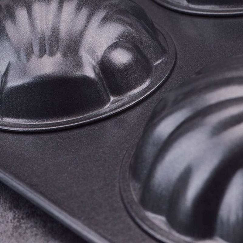 Mini Muffin Pan, 12 Cup Nonstick Carbon Steel Baking Tray,