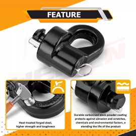 WEISEN Puck System 2-5/16" Ball Gooseneck Kit for Ford Chevy GMC Nissan 38000 lb