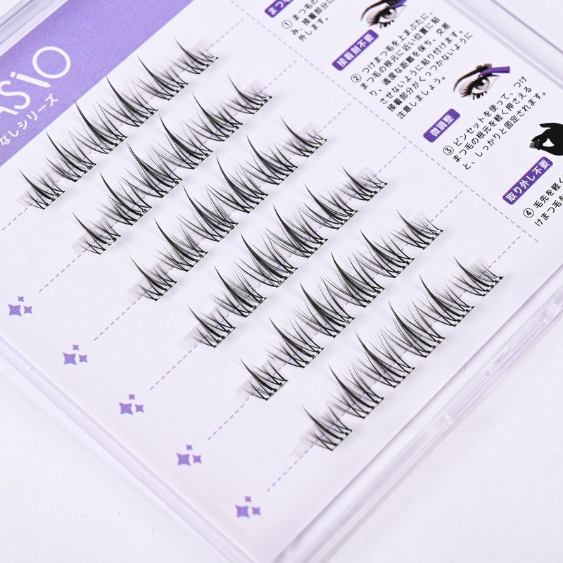 1 Second False Eyelashes, No Glue, No Glue Required, False