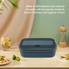 304 Stainless Steel Bento Box Adult Lunch Box Single Layer