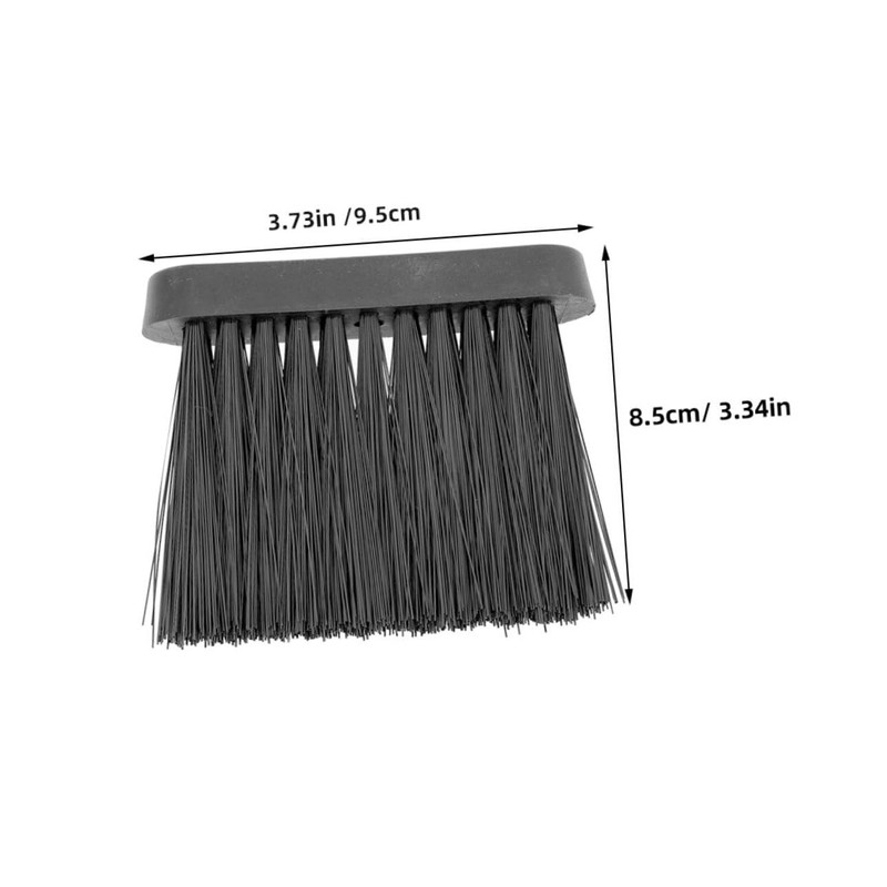 KOMBIUDA European Style Handheld Fireplace Brush Replacement Head with Ergonomic