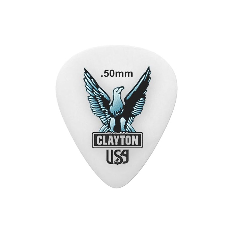 Clayton Picks - Púas para guitarra (S50/12)