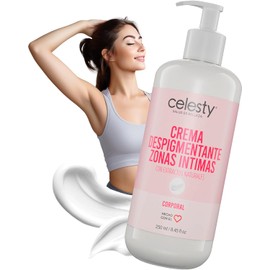 CELESTY Crema Corporal Despigmentante Zonas Íntimas 250ml Celesty Crema Hidratante con Extractos Naturales Cuidado Corporal para Todo Tipo de Piel