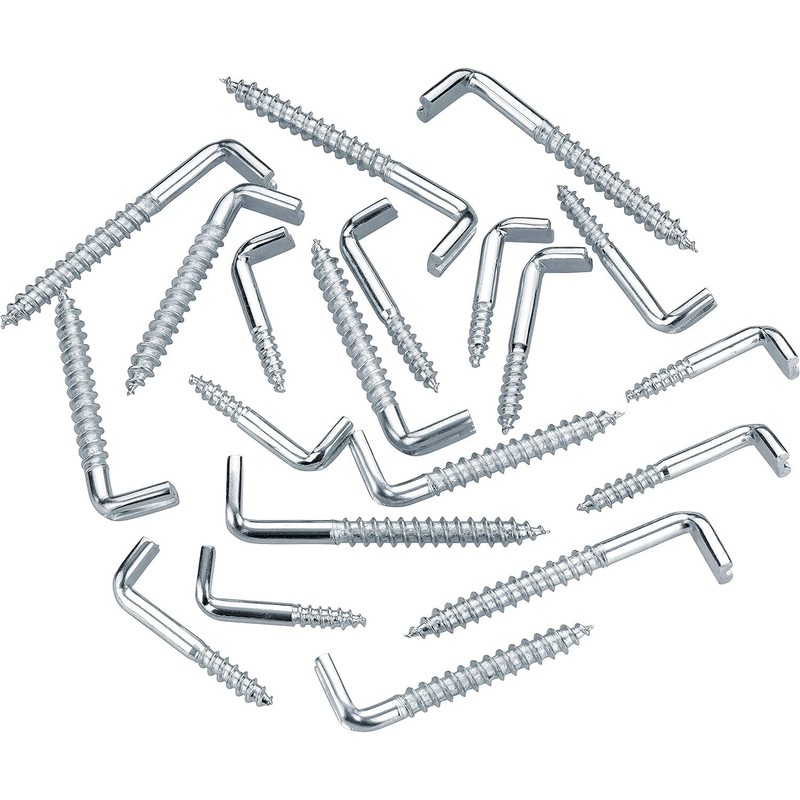 haggiy Screw in Hooks 5.8 x 80 mm with Slot