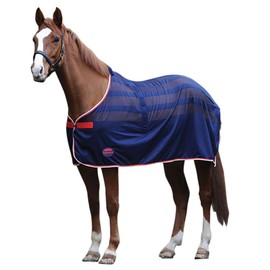 Weatherbeeta Scrim Cooler Standard Neck Rug (4 ft 3) (Navy/Red/White)