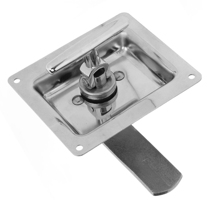 Toolbox Latch Stainless Steel Folding T Handle Toolbox Lock for