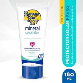 Banana Boat, Protector Solar Mineral Sensitive 50 FPS 180 ml
