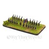 MyTinyWorld 10 Dolls House Miniature Unpainted Metal Marching Highlanders