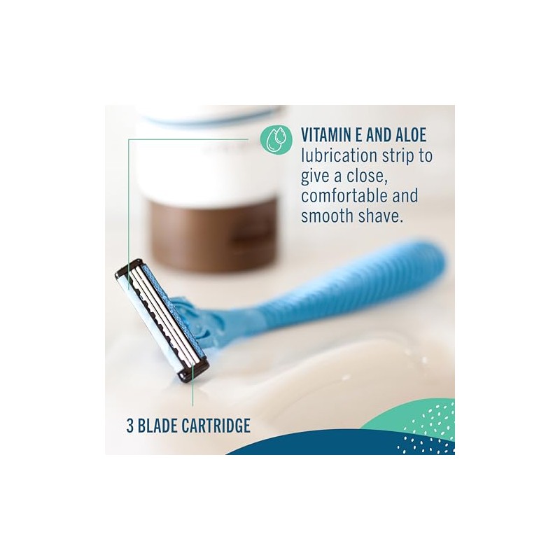 PRESERVE Triple Blade Refills, 4 CT
